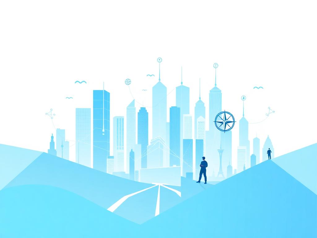 Illustration eines wachsenden Startup-Ökosystems